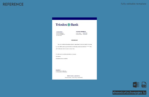 Vorschau: Referenzbeispiel zur Schließung der Triodos-Bank in den Niederlanden
